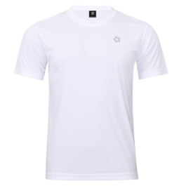 50D輕柔布-排汗T恤-A01白色