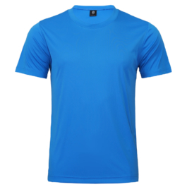 50D輕柔布-排汗T恤-A08藍色