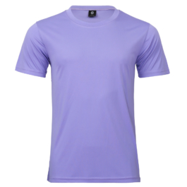 50D輕柔布-排汗T恤-A12淡紫
